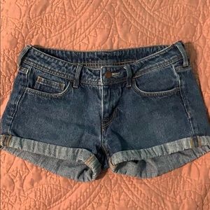 Skinny Low Waist Cuffed Denim Jeans